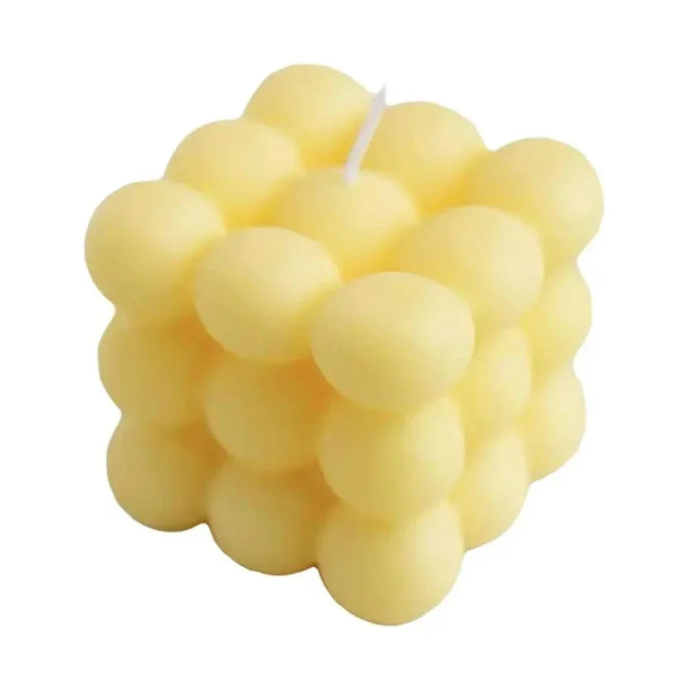 Handmade Soy Wax Cube Candle, Decorative & Fragrant