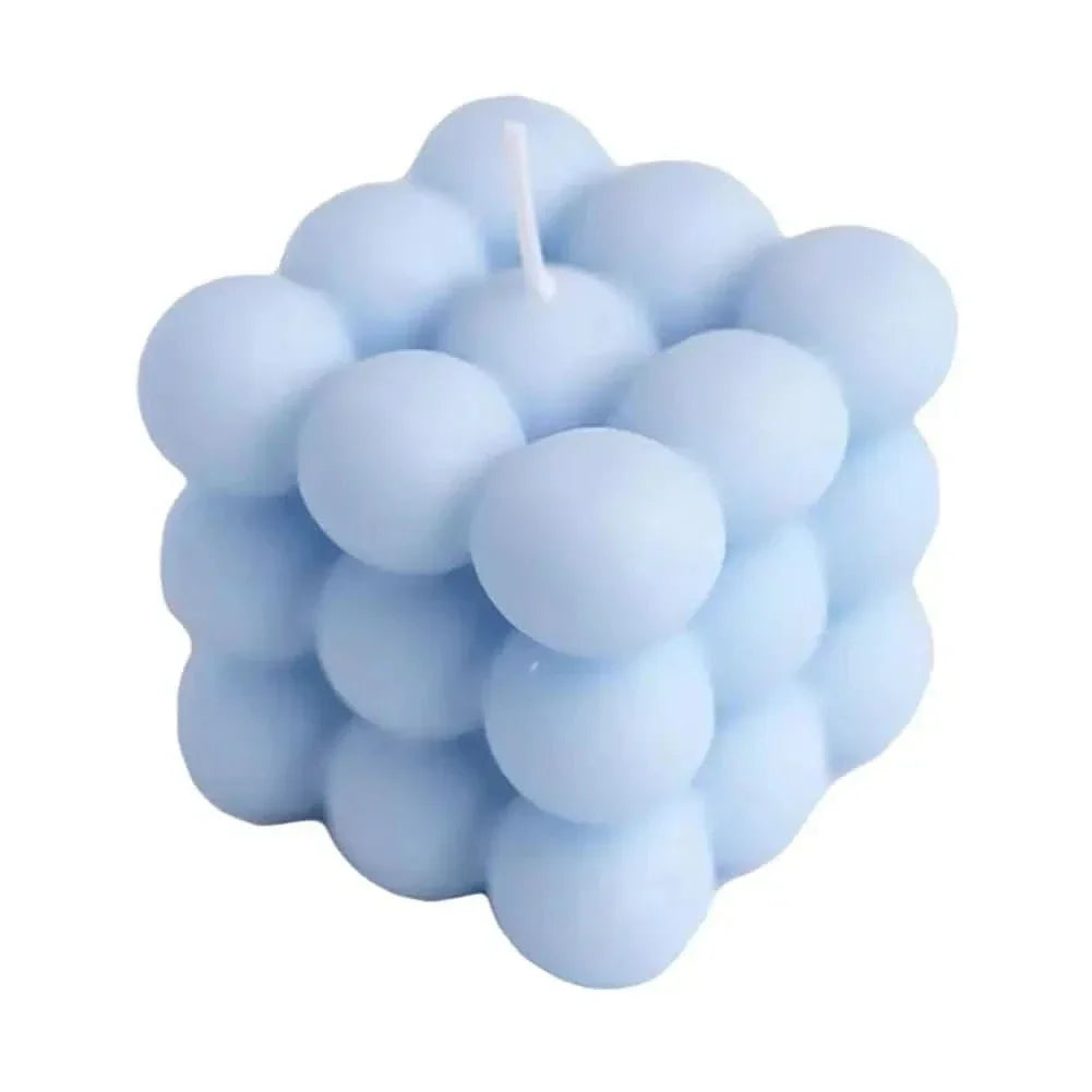 Handmade Soy Wax Cube Candle, Decorative & Fragrant