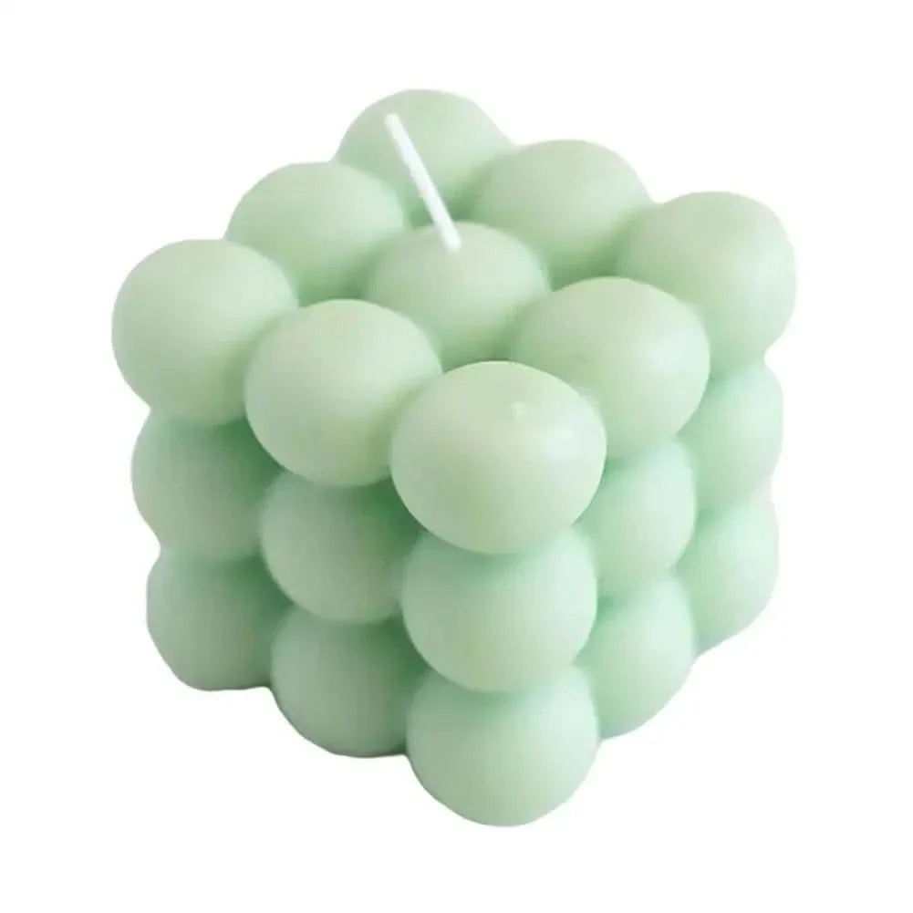 Handmade Soy Wax Cube Candle, Decorative & Fragrant