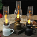 LED Vintage Oil Lamp – Elegant Electronic Swing Candle