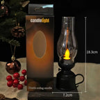 LED Vintage Oil Lamp – Elegant Electronic Swing Candle