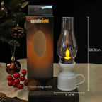 LED Vintage Oil Lamp – Elegant Electronic Swing Candle