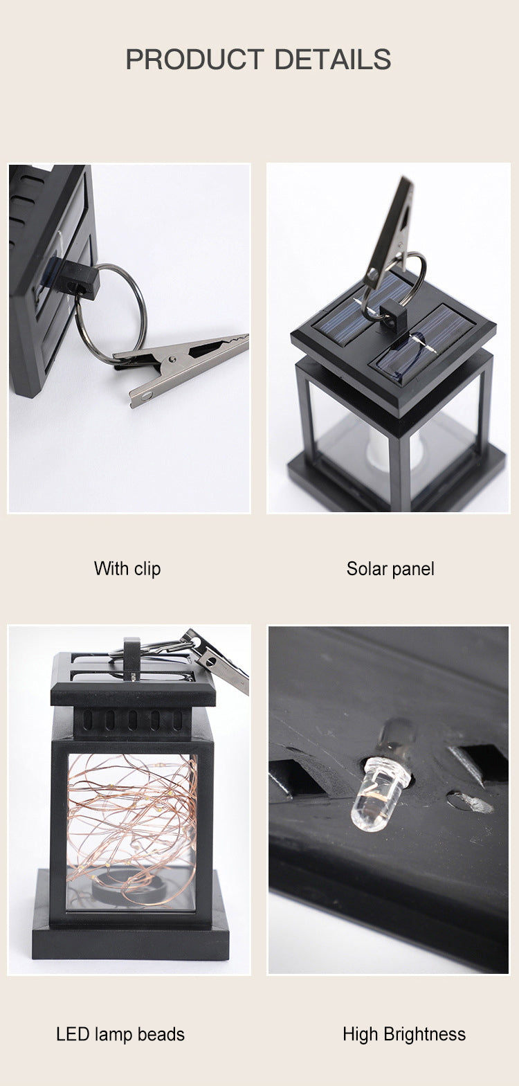 Modern Solar Star Candle ABS Waterproof LED Outdoor Lights