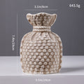 Textured Decorative Ceramic Vase