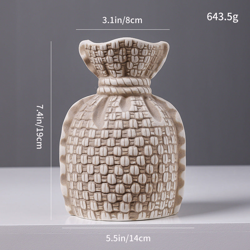 Textured Ceramic Vase