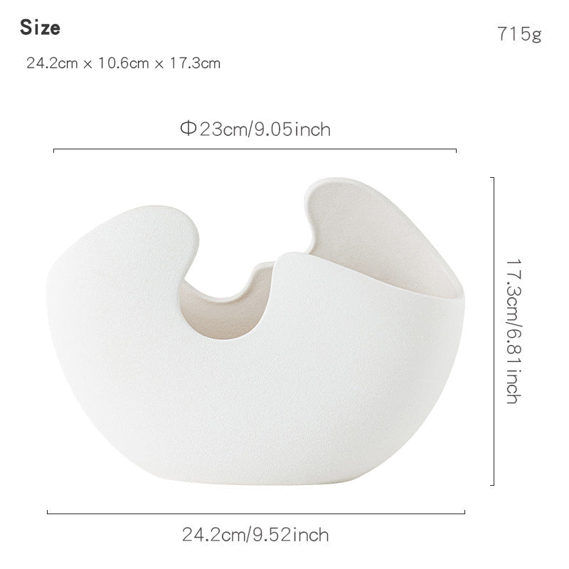 Elegant and modern ceramic vase