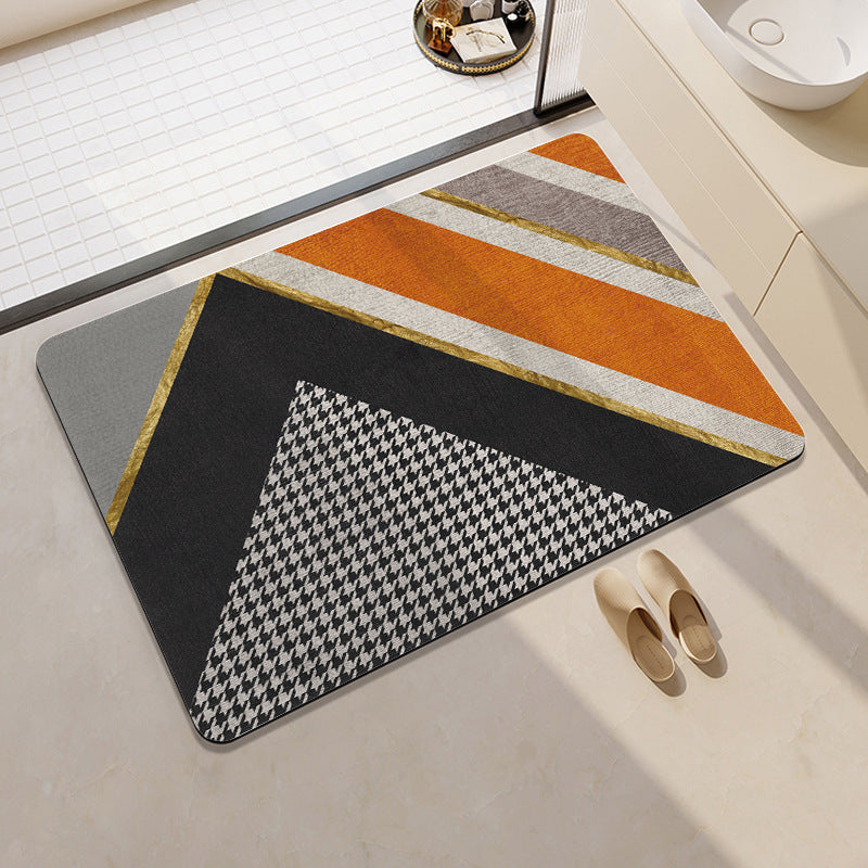 Modern Geometric Bath Mat