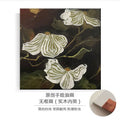 Textured Floral Canvas Wall Art