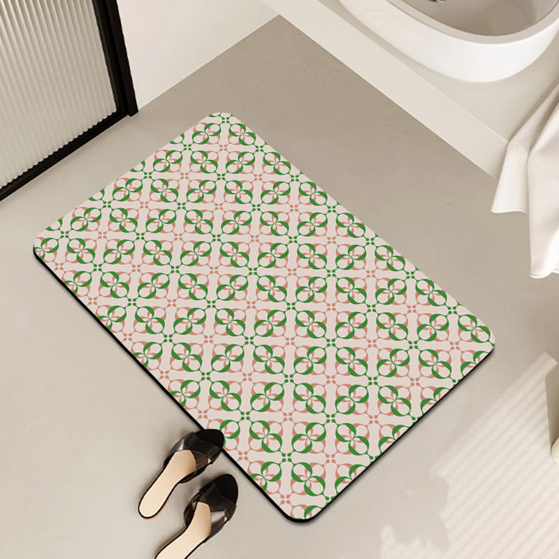 Geometric Pattern Decorative Floor Mat