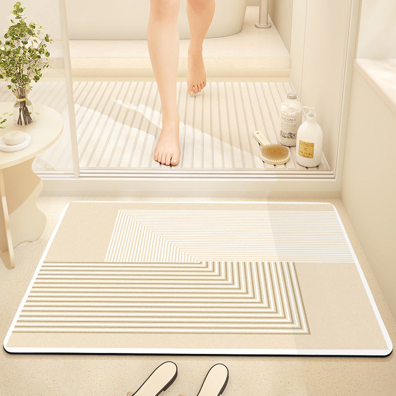 Abstract Modern Bath Mat