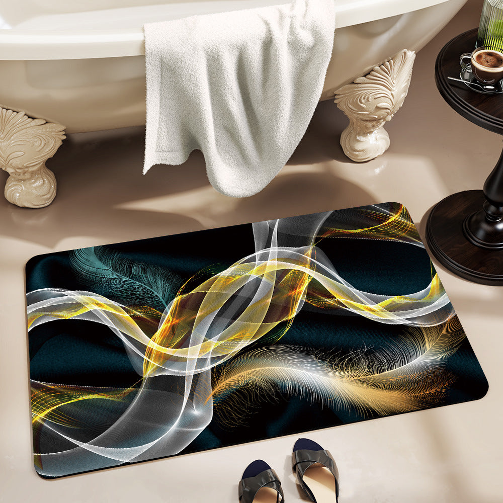 Stylish Patterned Bath Mat