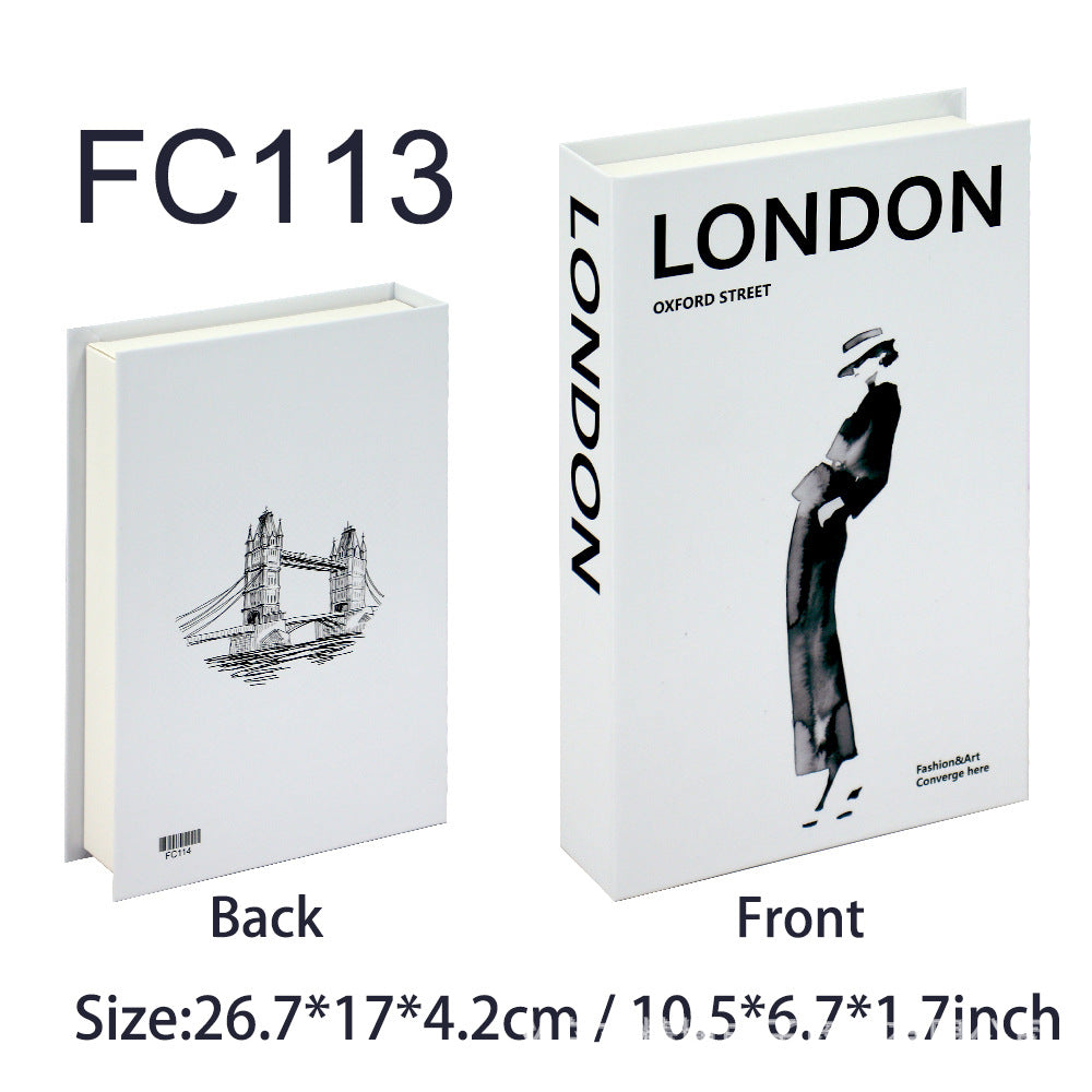 Decorative Hardcover Hidden Storage Book Safe