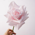 Oversized Realistic Foam Rose Single Stem Decorative Artificial Flower