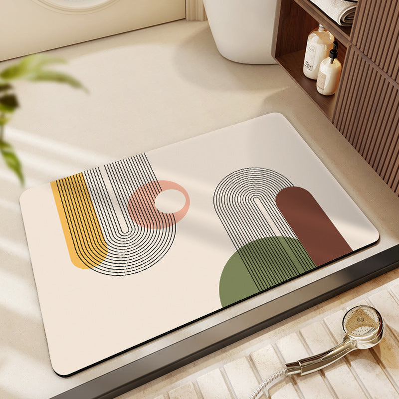 Artistic Bath Mat