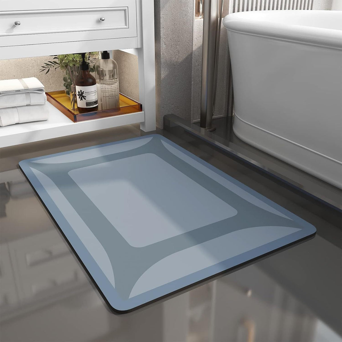 Versatile Absorbent Comfort Bath Mat