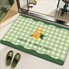 Stylish Floral Patterned Comfort Bath Mat
