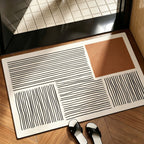 Geometric Patterned Bath Mat