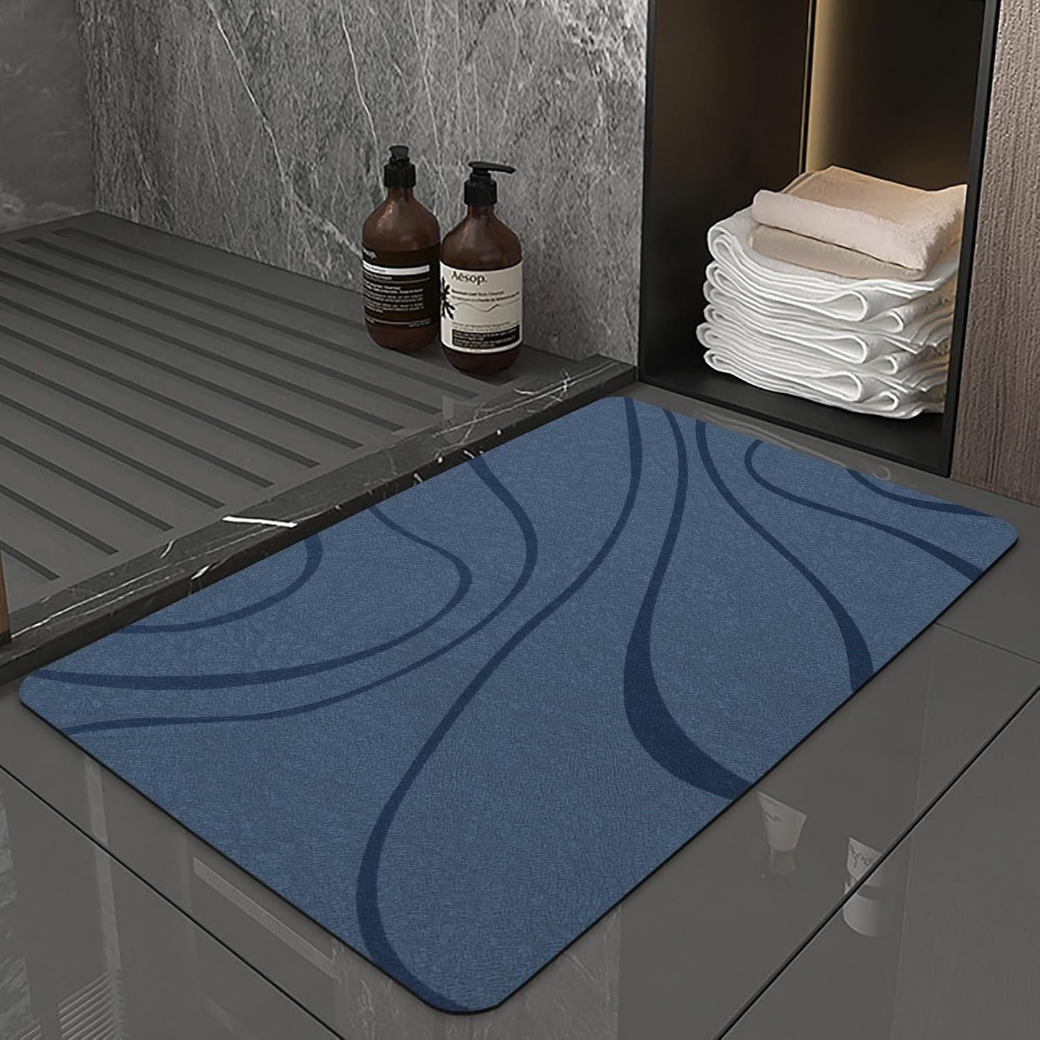 Versatile Absorbent Comfort Bath Mat