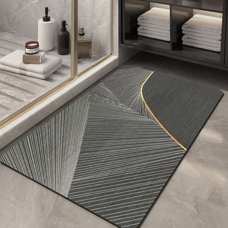 Geometric Abstract Bath Mat