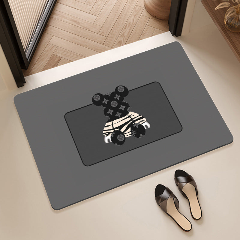 Cute Cartoon-Themed Bath Mat
