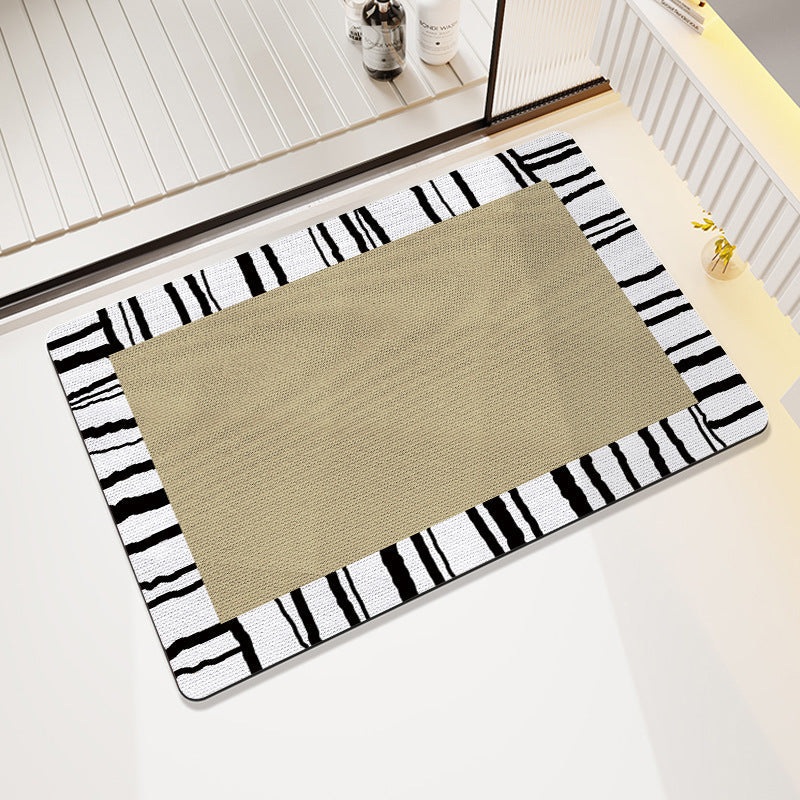 Artistic Cat-Themed Bath Mat