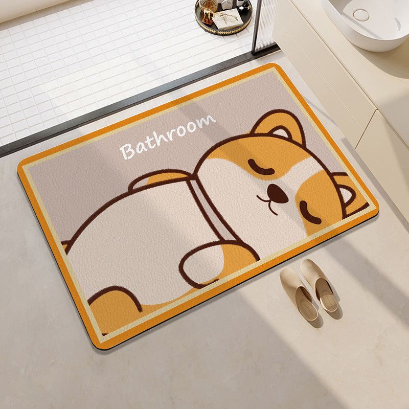 Modern Geometric Bath Mat