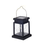 Solar Hanging Lantern With Realistic Flickering Flame LED Candle And Waterproof Outdoor Design
