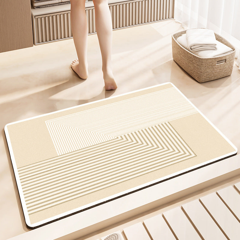 Stylish Geometric Pattern Bath Mat