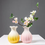 Elegant Woven Ceramic Flower Vase