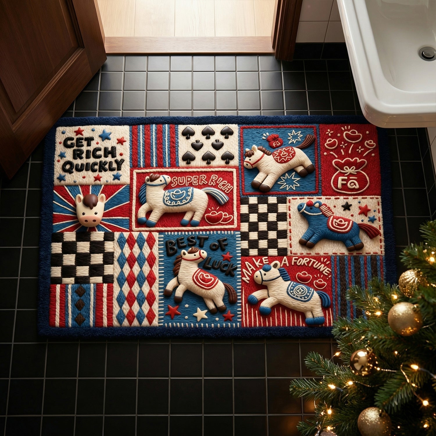 Fun Pet-Themed Doormat