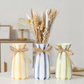 Elegant ceramic vase in vintage style