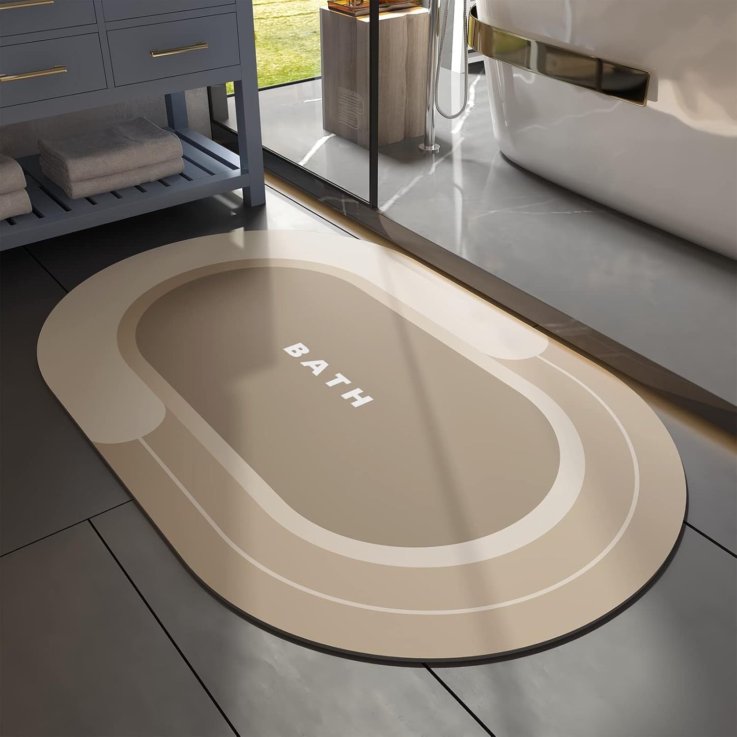 Versatile Absorbent Comfort Bath Mat