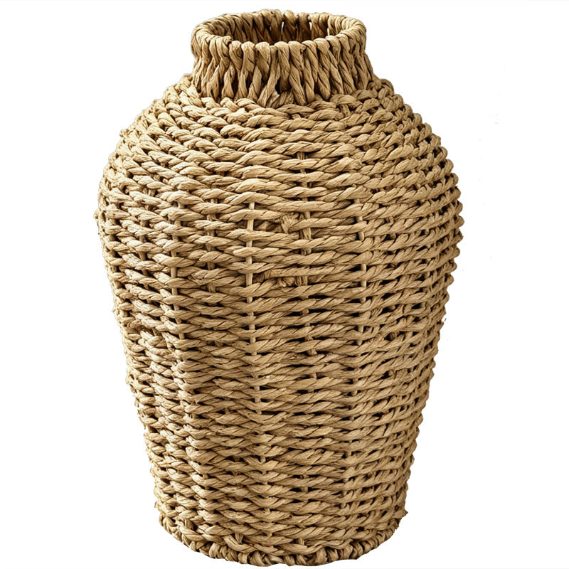 Handwoven Seagrass Decorative Vase Basket