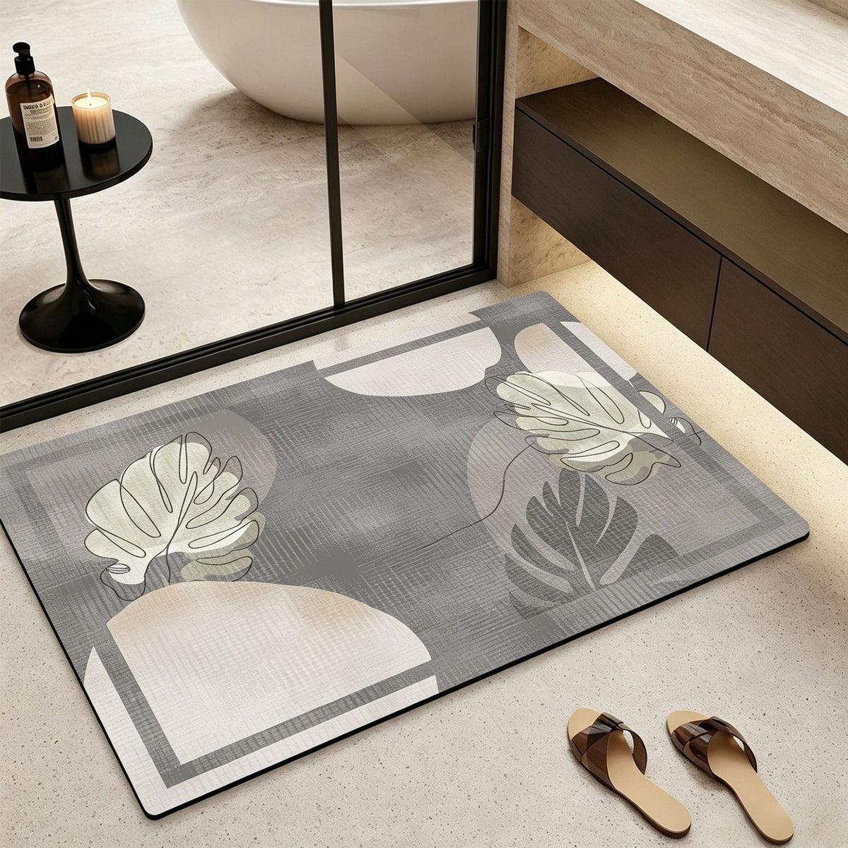 Decorative Luxe Bath Mat
