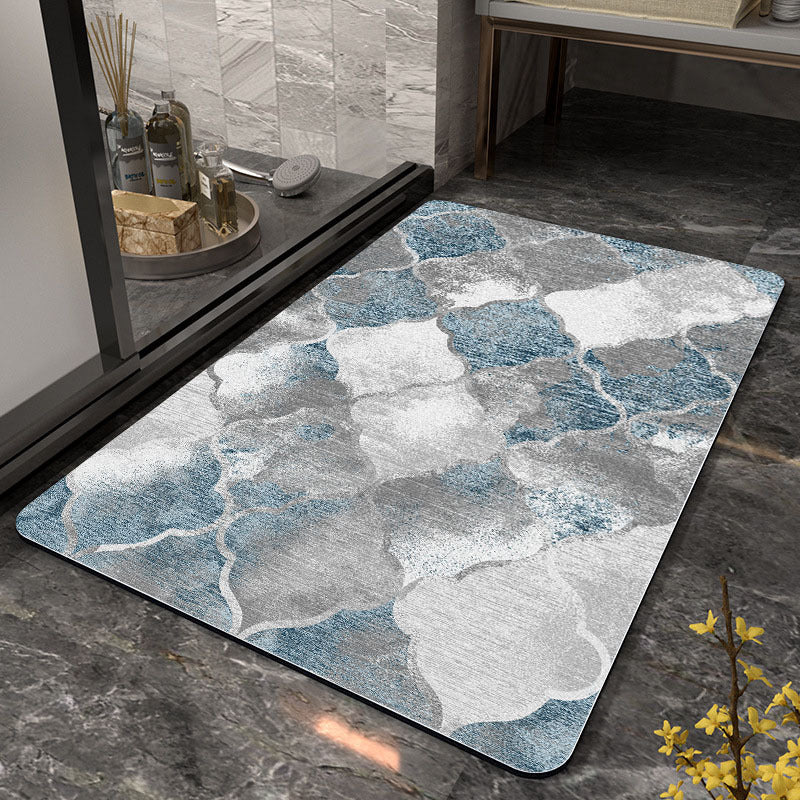 Stylish Geometric Pattern Bathroom Mat