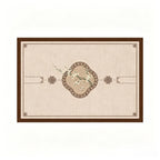 Elegant Geometric Bathroom Mat