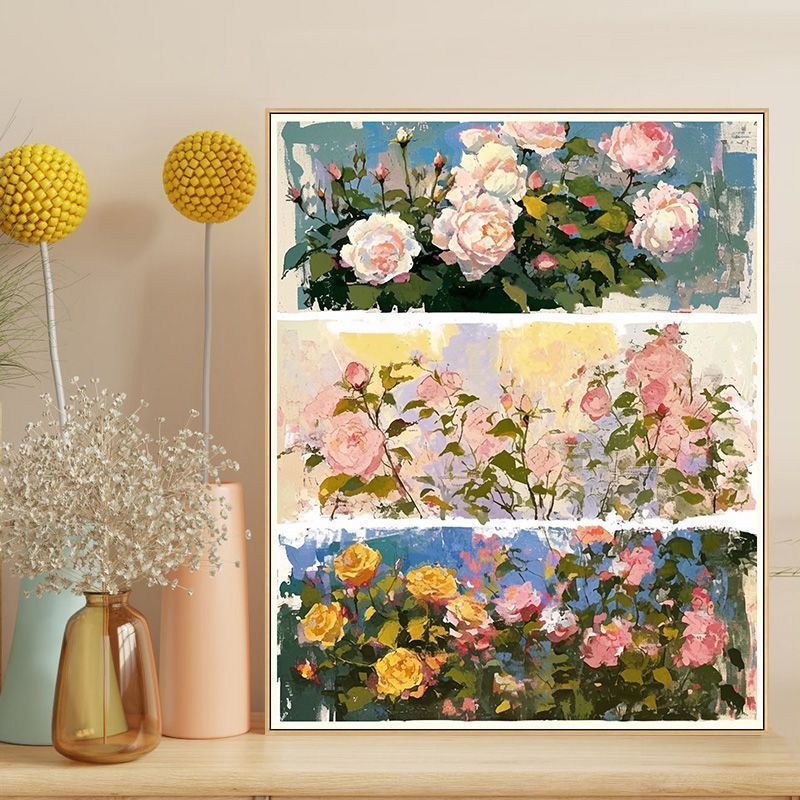Vintage Floral Wall Art Meroci