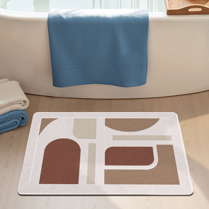 Modern Abstract Bath Mat