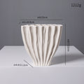Decorative Textured Ceramic Vase