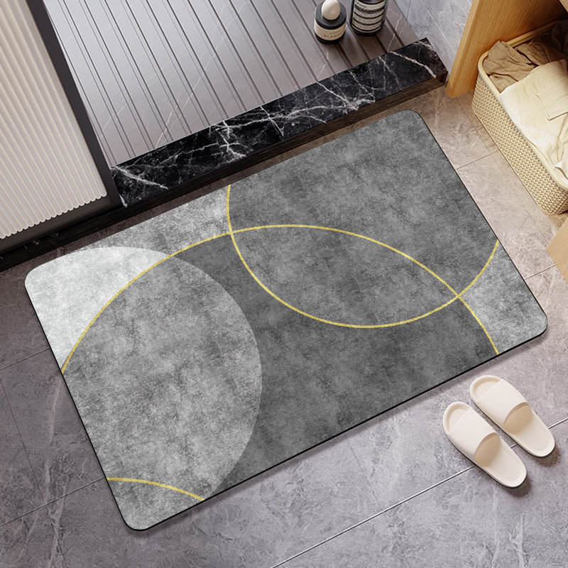 Geometric Patterned Anti-Fatigue Bath Mat