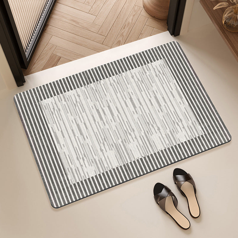 Textured Abstract Design Bath Mat