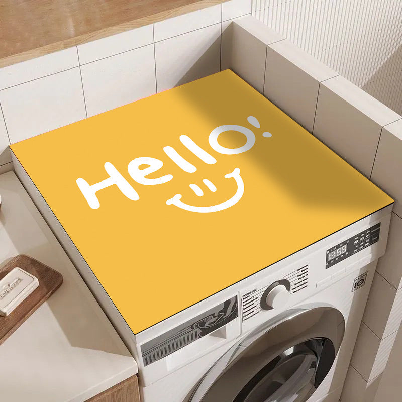 Playful Laundry Topper Mat