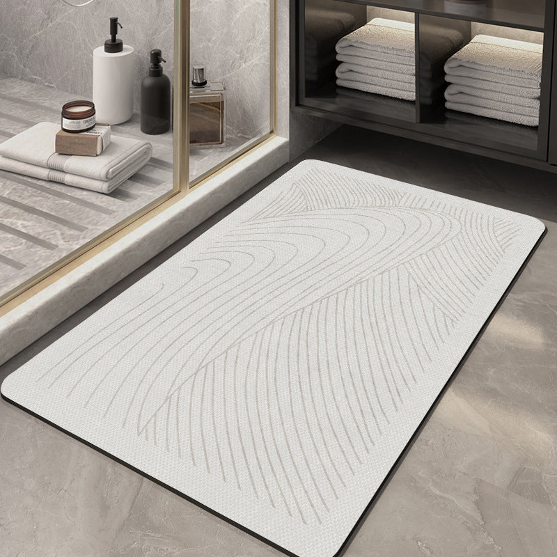 Geometric Patterned Bath Mat