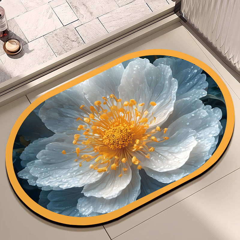 Motivational Phrase Bath Mat
