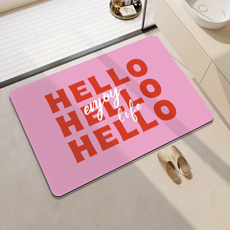 Fun-Themed Cartoon Bath Mat