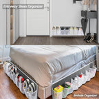Transparent shoe storage bag