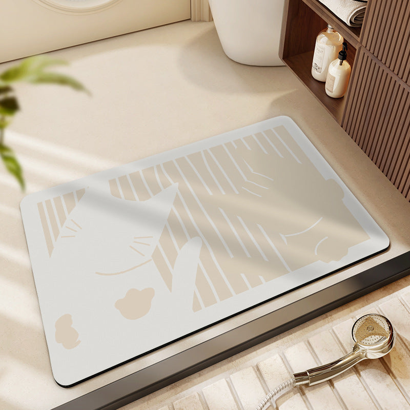 Non-Slip Modern Bath Mat