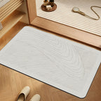 Geometric Patterned Bathroom Mat