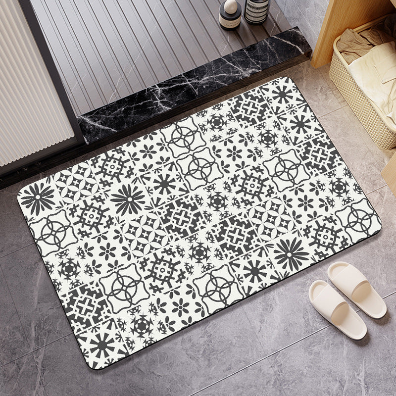 Stylish Abstract Bath Mat