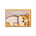 Playful Citrus-Themed Bath Mat
